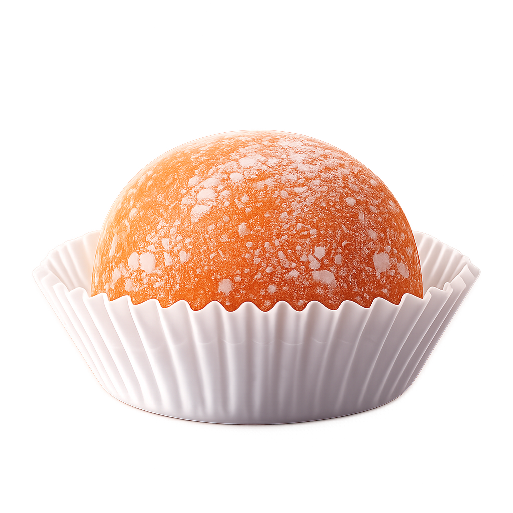 orange mochi
